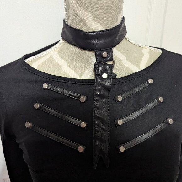 Punk Rave Ladies Black XS/S Long Sleeved Shirt - Picture 2 of 7